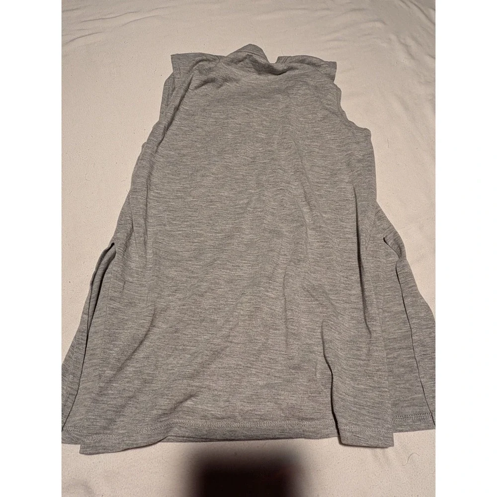 Old Navy Active Girls Go-Dry Tank Top Heather Gray Athletic Shirt L 10-12